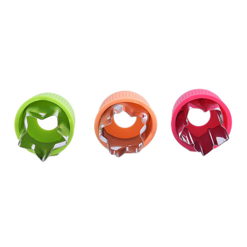 3pcs/Set Stainless Steel Cookie Mold Vegetable Fruit Shape Cutters Kitche.l8