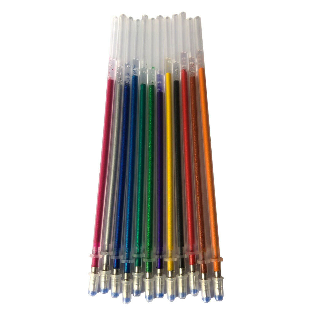 24x Multi Colors Gel Pen Refills Pen Ink Refills for Kids Adults Drawing