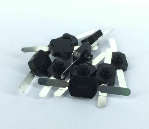 1712-CC DC 30V 1A On Off Mini Push Button Switch for Electric Torch CG 10pcs