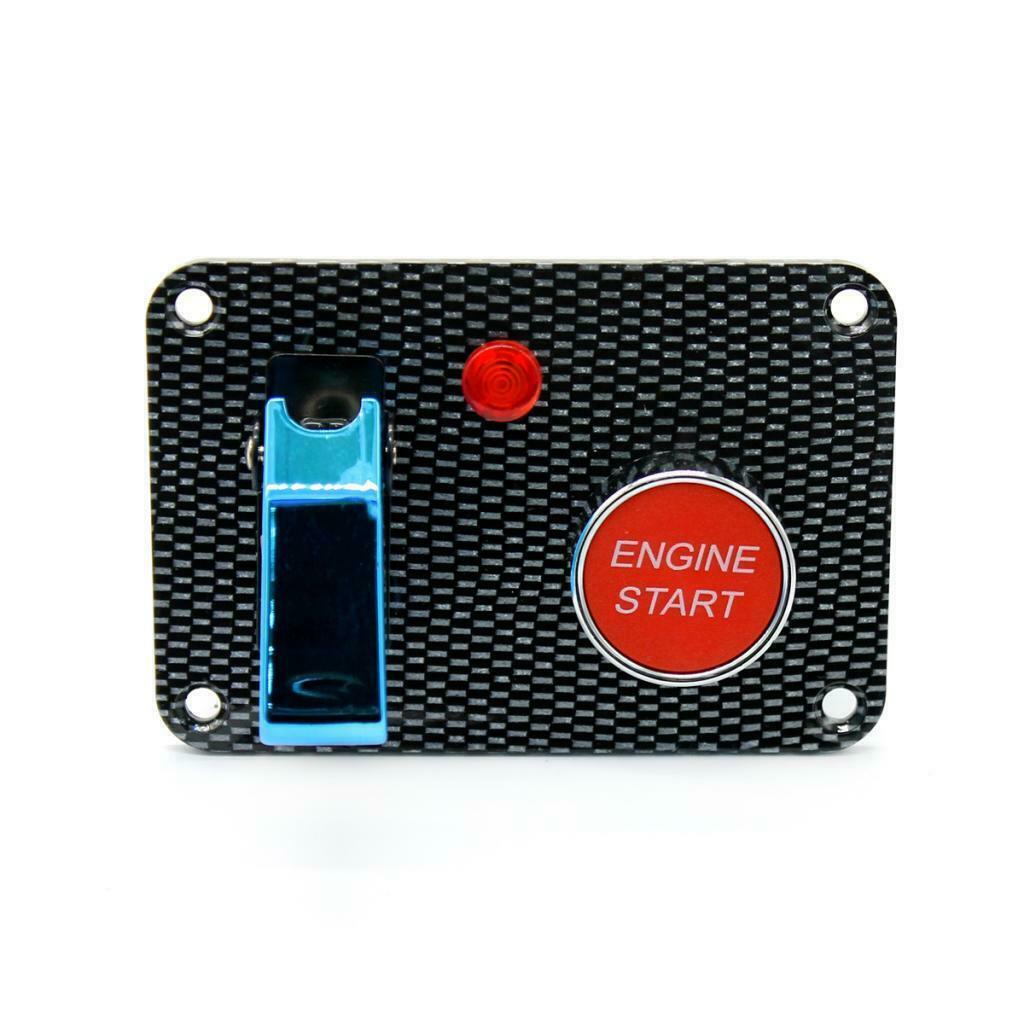 Red 2 buttons 12A auto start switch ignition switch panel engine start button