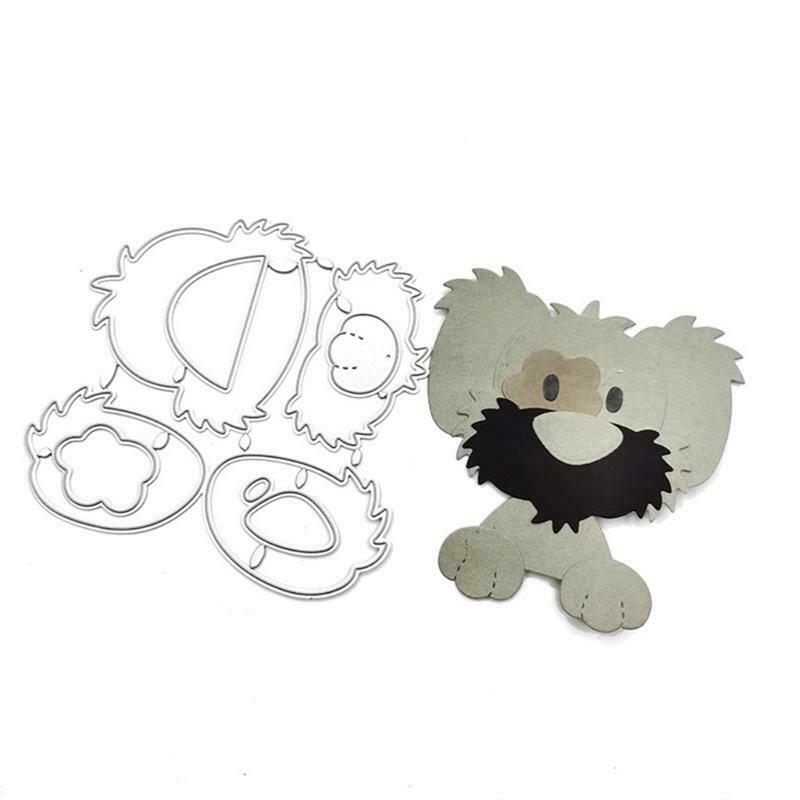 Dog Metal Cutting Dies Stencil Scrapbooking DIY Album Stamp Paper Card Mold Art