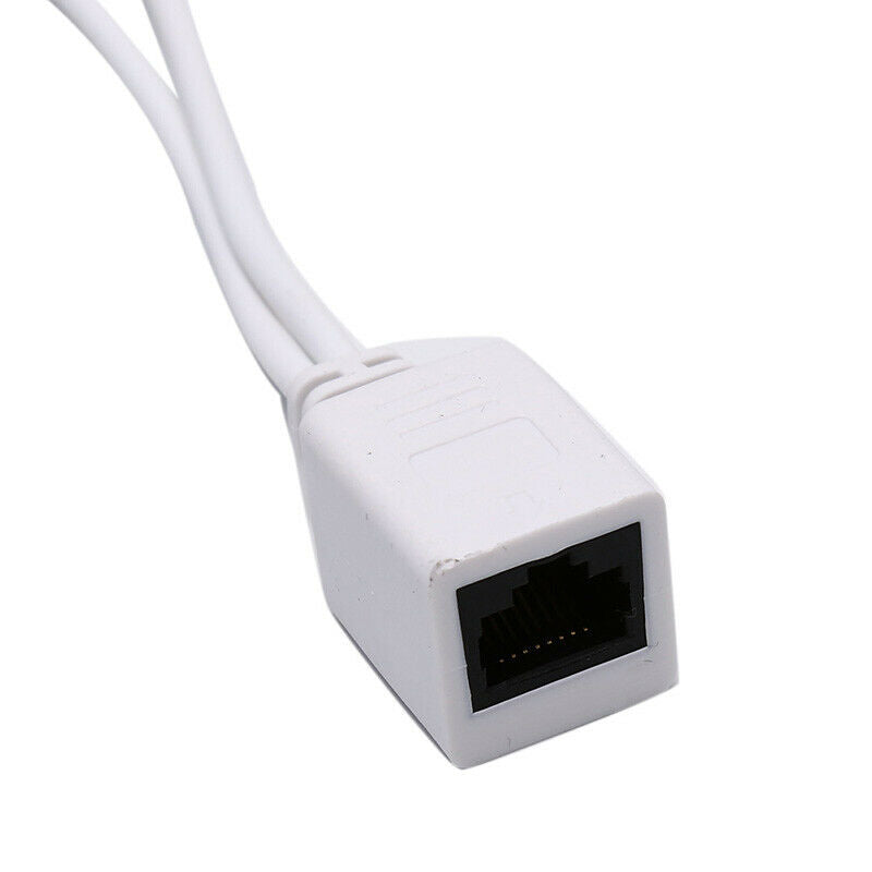 1 Pair Power Over Ethernet Passive PoE Adapter Injector + Splitter Kit Po.l8
