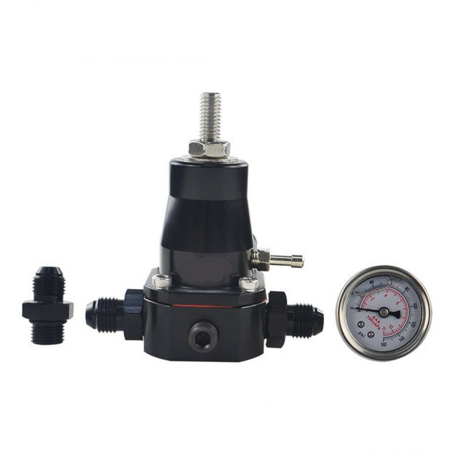 1x Fuel Pressure Regulator 30-70 Psi Adjustable Stainless Steel Mounting Bracket