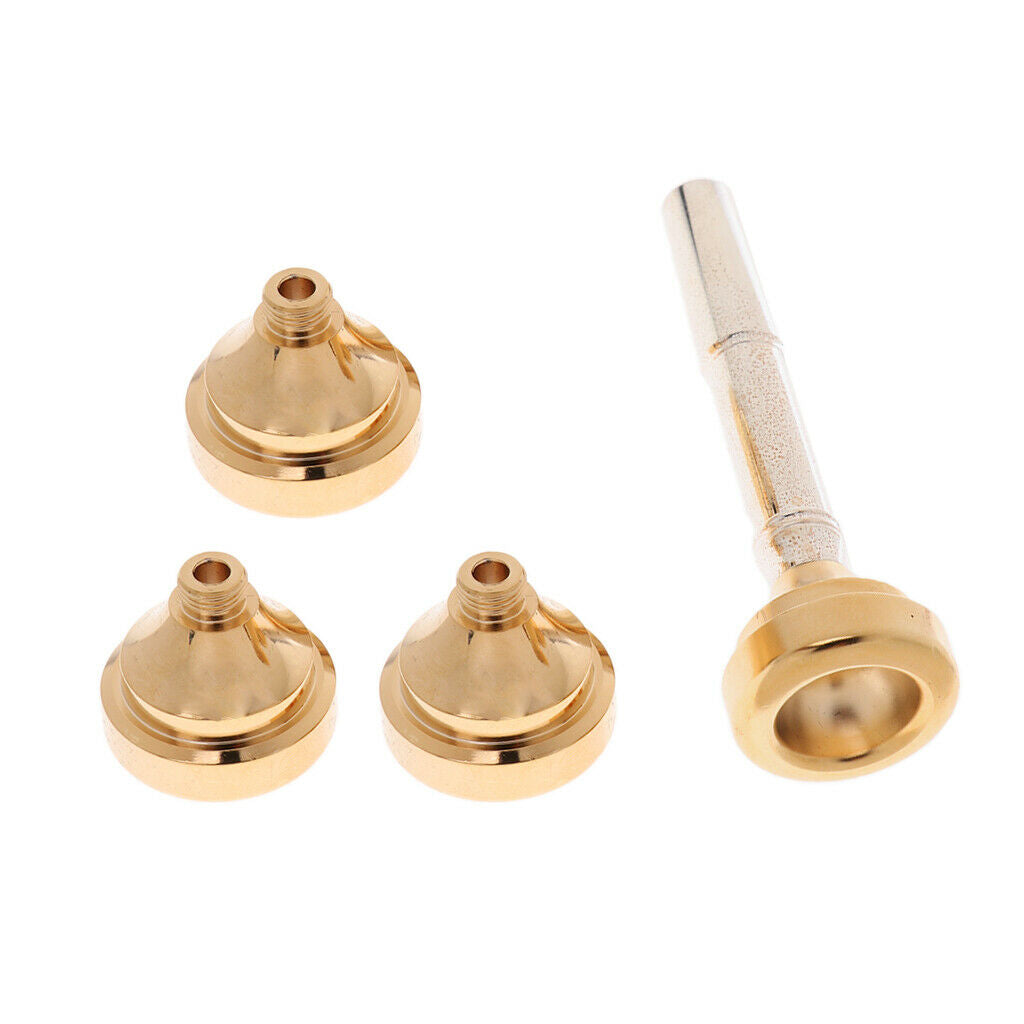 Trumpet Mouthpiece with 4 Size Convertible 3C 5C 7C 1-1/2C