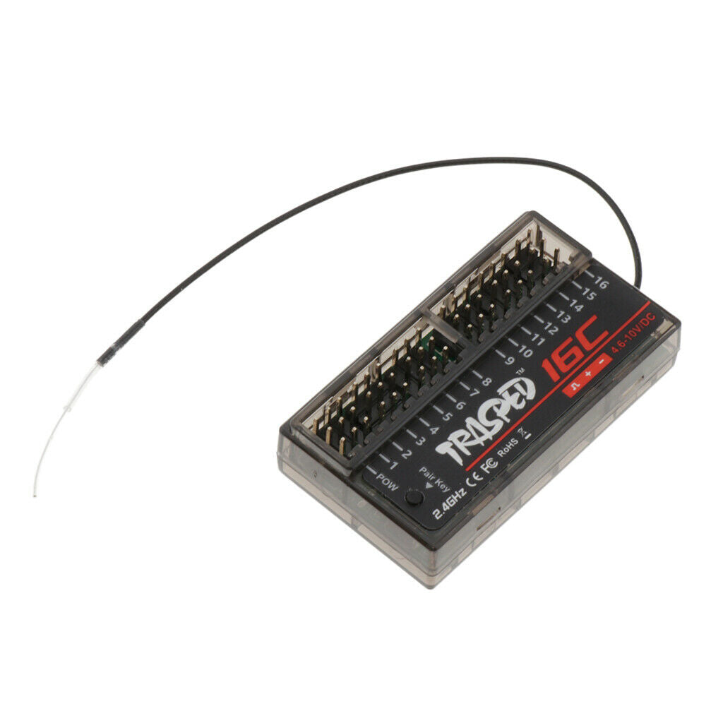 1/10 16-Channel Receiver Board Module Black Truck Supplies Assemble Gifts