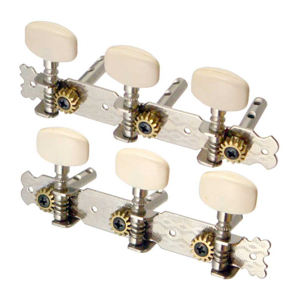 6 pieces machine heads, buttons, strings, tuning pegs, tuner for acoustic