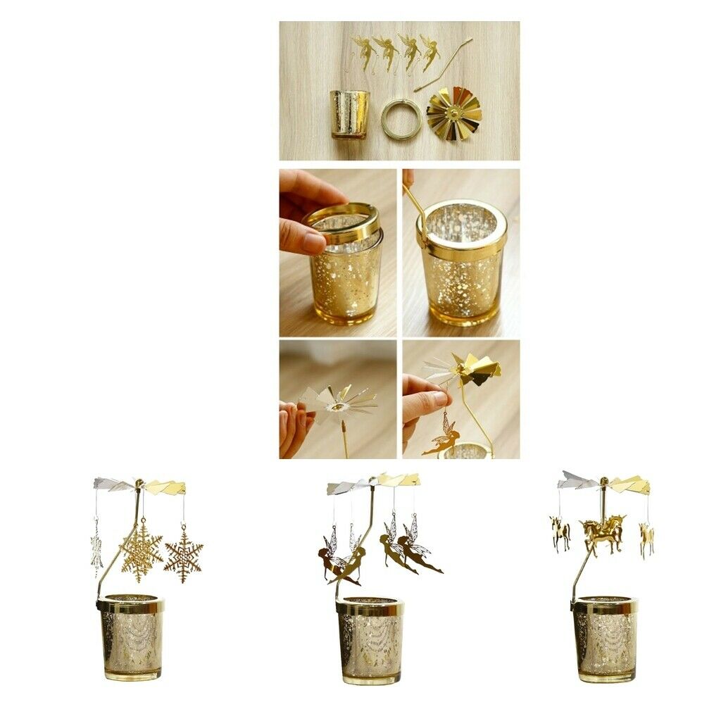 Set of 3 Creative Candle Holder Home Party Candlestick for Dinner Party