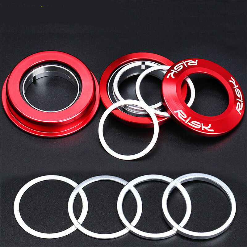 6pcs/set Bike Fork Washer Bike headset Adjusting Washer Headset Fine-tune Cover