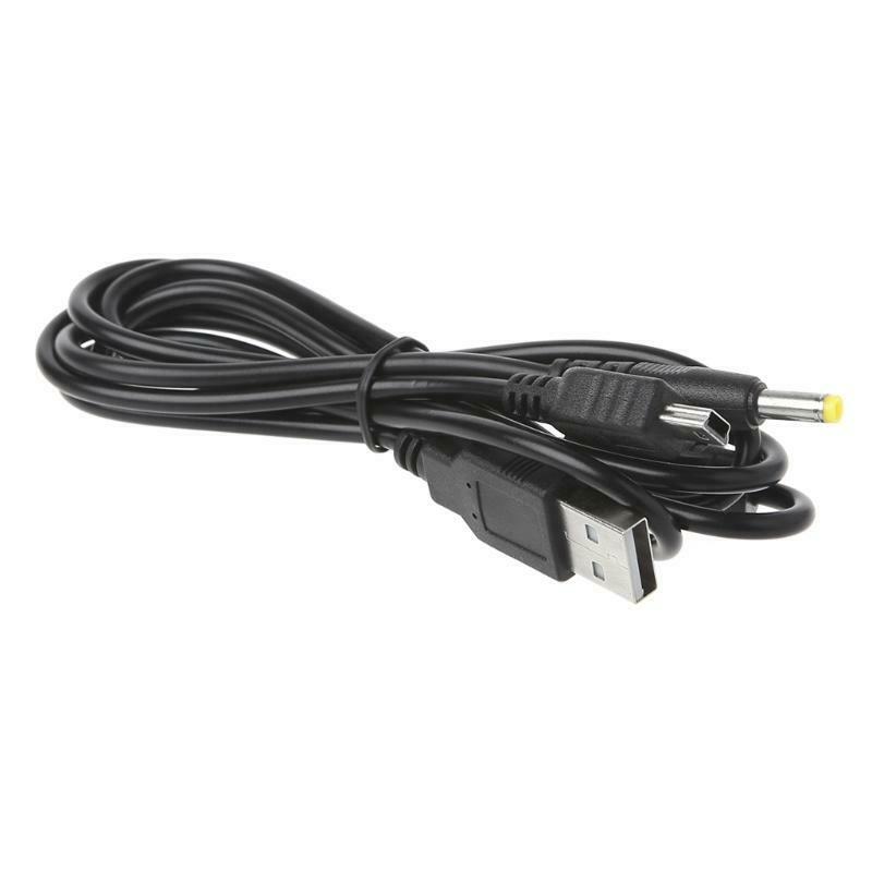 2-In-1 USB Data Cable Charger Charging Cord For PSP 2000 3000 Gaming Accssories