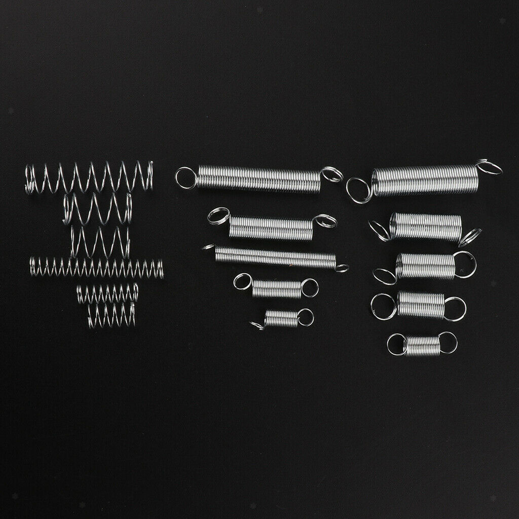 200 Small Metal Loose Steel Coil Spring Assortment