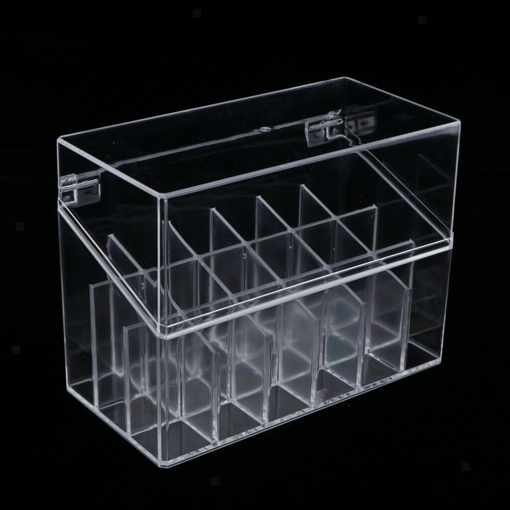 Acrylic Lipstick Organizer Dustproof Lipgloss Case Makeup Storage 18 Spaces