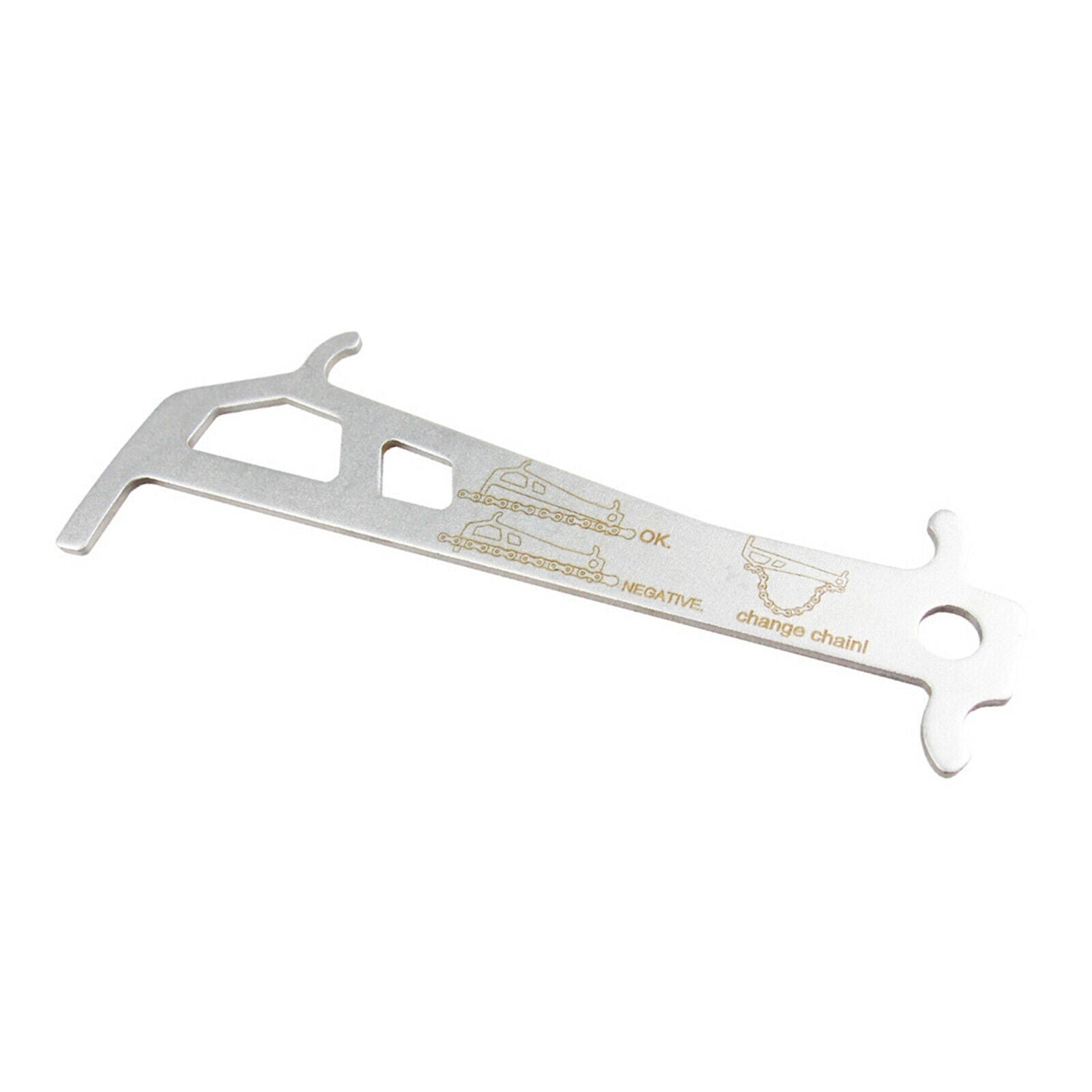 1Pc Bike Chain Checker Bicycle Chain Wear Indicator Measuring Ruler Repair