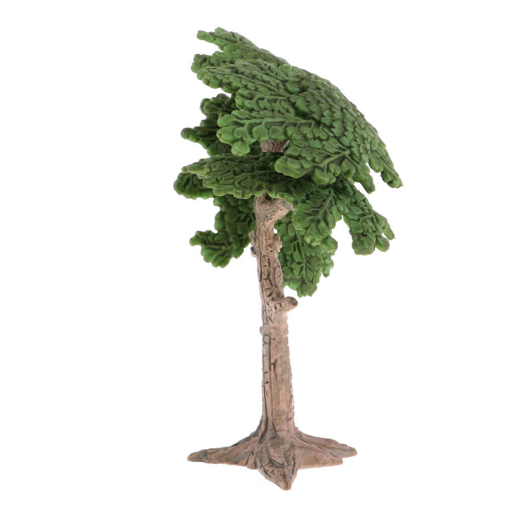 Dark Green Scenery Cypress Pine Trees Train Railroad Sand Table LAYOUT