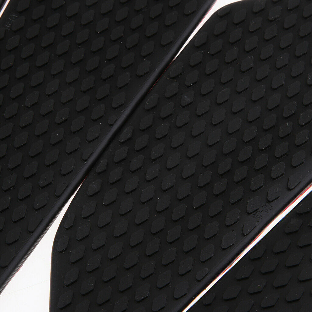 1 Set Black Rubber Fuel Tanks Traction Pads For Suzuki GSXR/GSR 600/750/1000