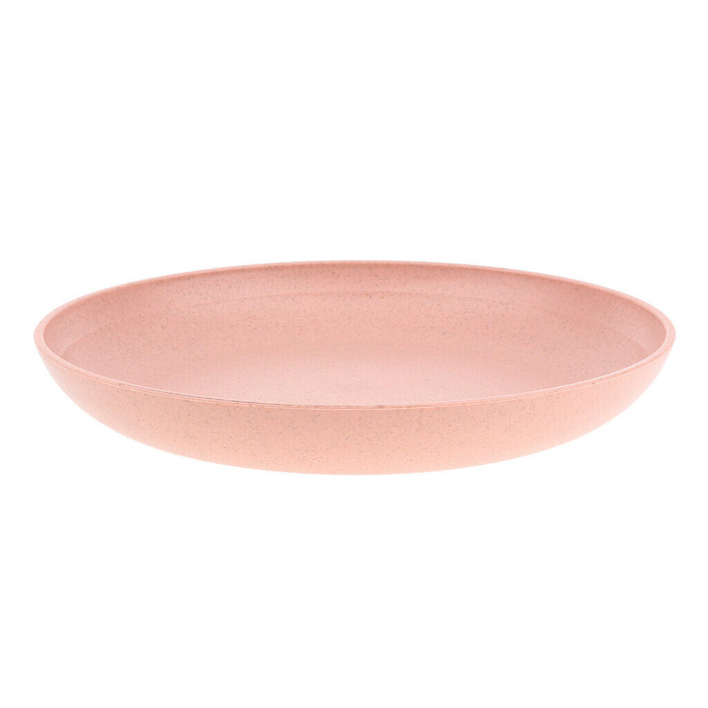 4 Pieces Outdoor Tableware Dinner Plates Dishes Food Snacks Container Tray Home