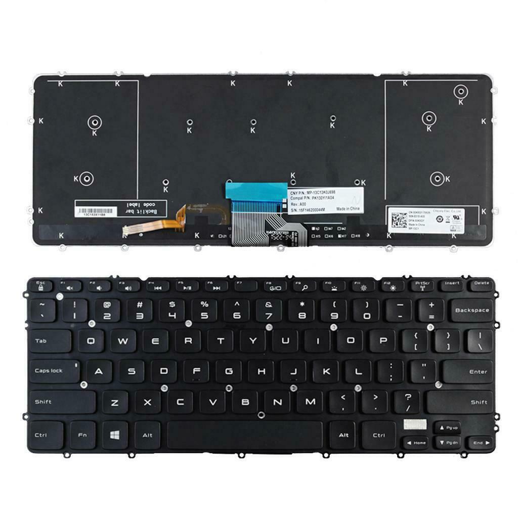 New Replacement US English Backlit Keyboard for Dell Precision XPS 15 9530