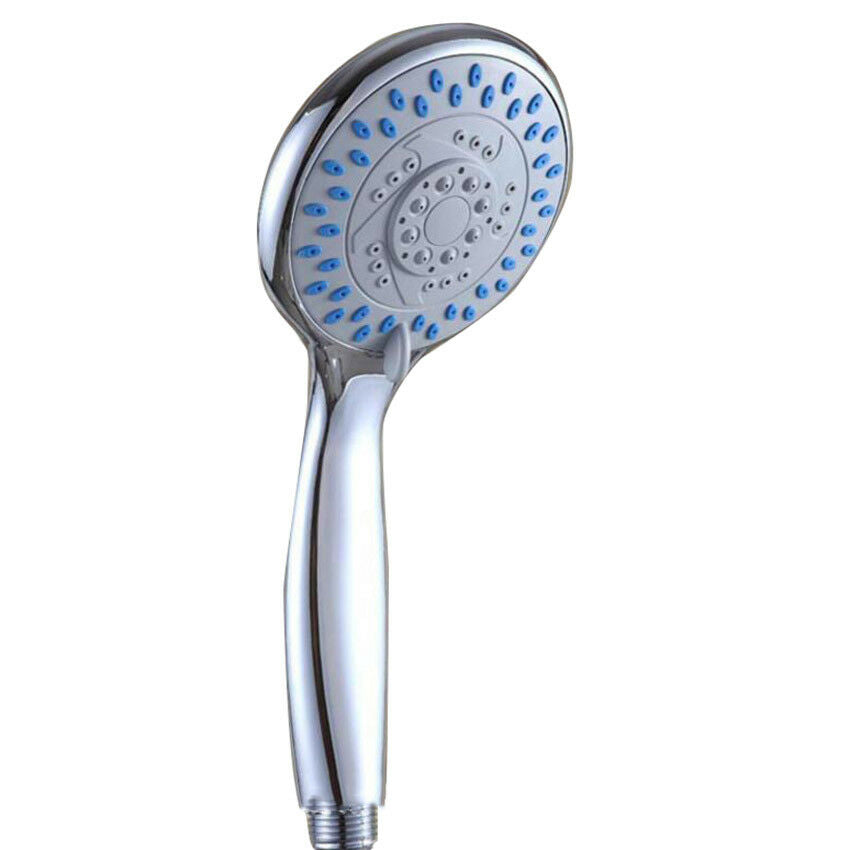 ABS Plastic Bathroom 3 Modes Round Shower Head Chrome Water Saver Shower Hot