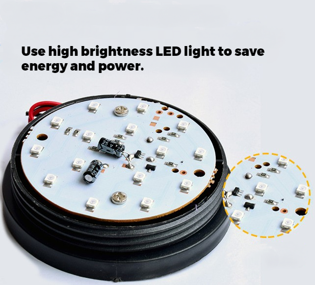 RED LED Beacon Flash Warning Lamp Safe Light Bar Industrial Signal Strobe Light