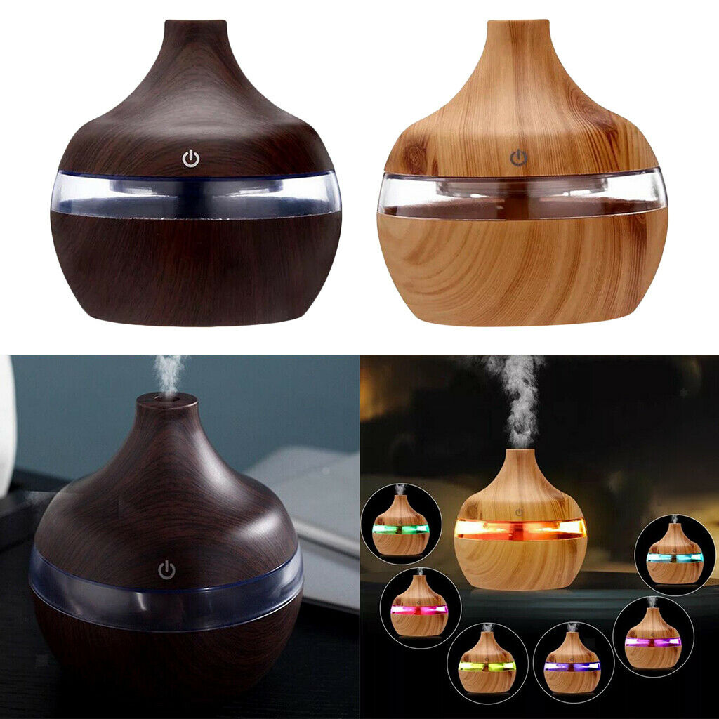 Humidifier Cool Mist Humidifer Diffuser Living Room Bedroom Home Brown