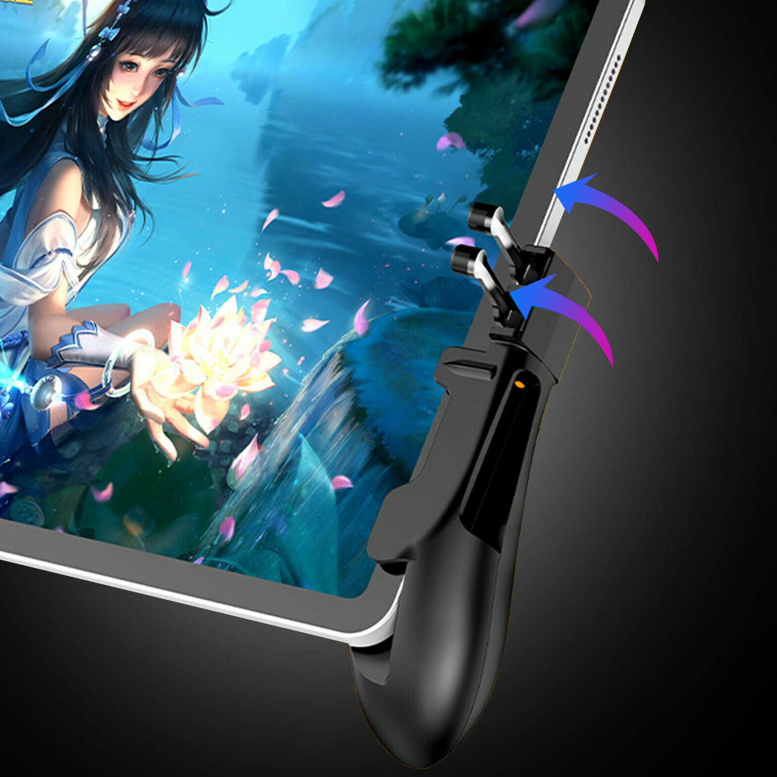 Mobile Phone Gaming Gamepad Trigger Shooter Controller for PUBG iPad Android IOS