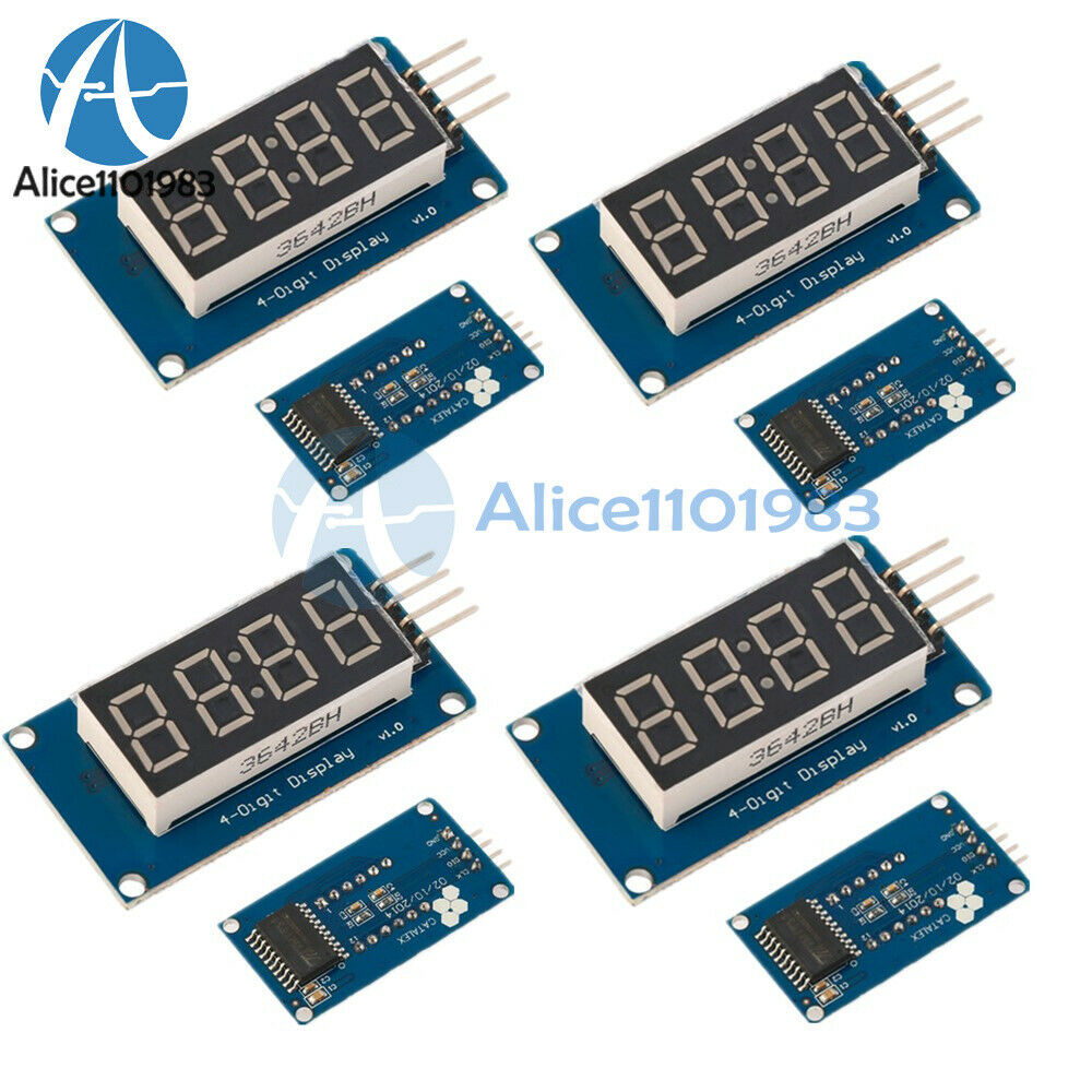 10PCS 4Bits TM1637 Digital Tube LED Clock Display Module For Arduino UNO 2560 R3