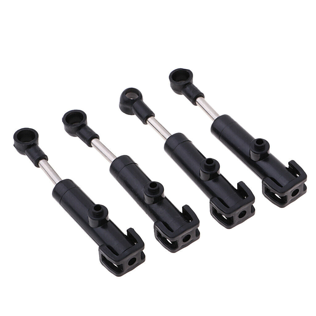 4 Pieces Metal Shock Absorber Accessories For WPL C14 C14K C24 C24K 1/16 RC Car