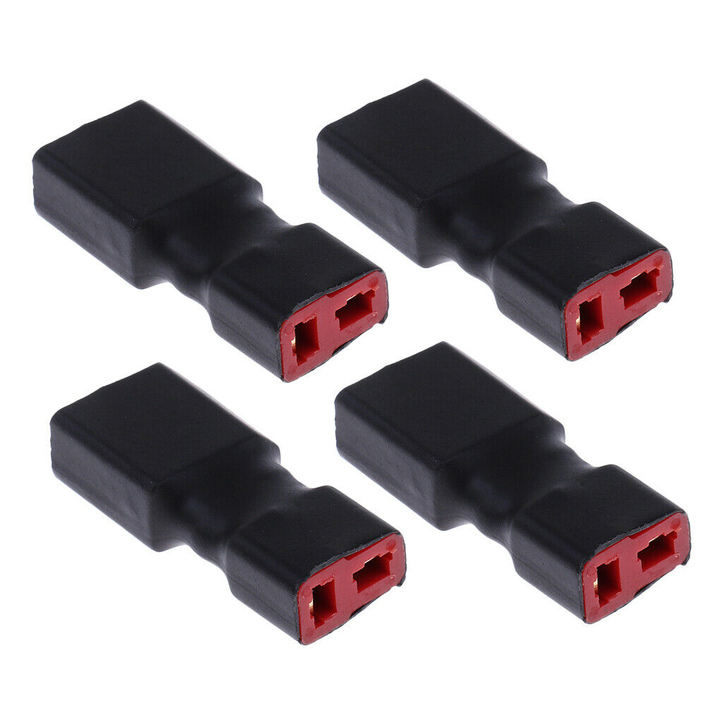 Set of 4 XT60 Male to Female T-Plug Connector for RC Car Parts Accessory