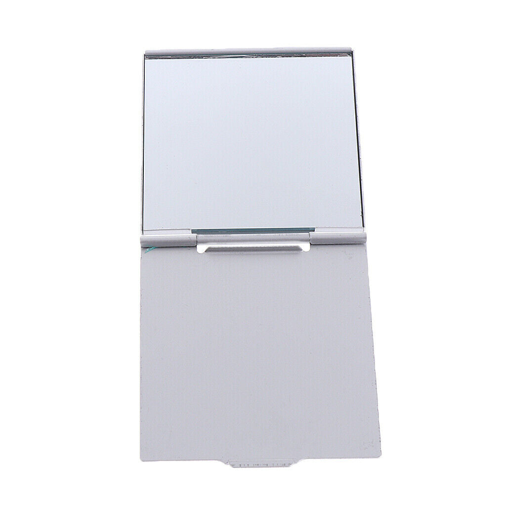 Mini Outdoor Travel Makeup Square Pocket Mirror Folding Survival Mirror