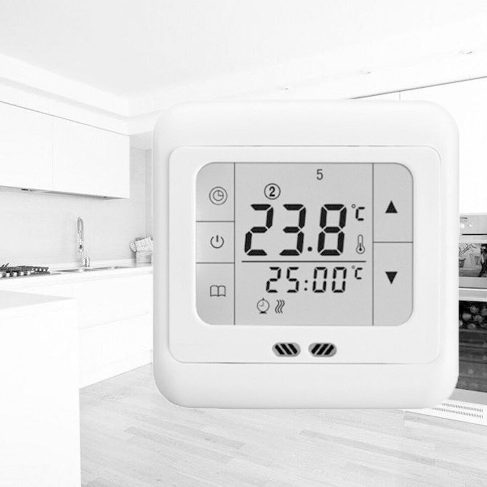 Heat Heating Floor Thermostat for Heater Pump Radiator with Floor Sensor 220V