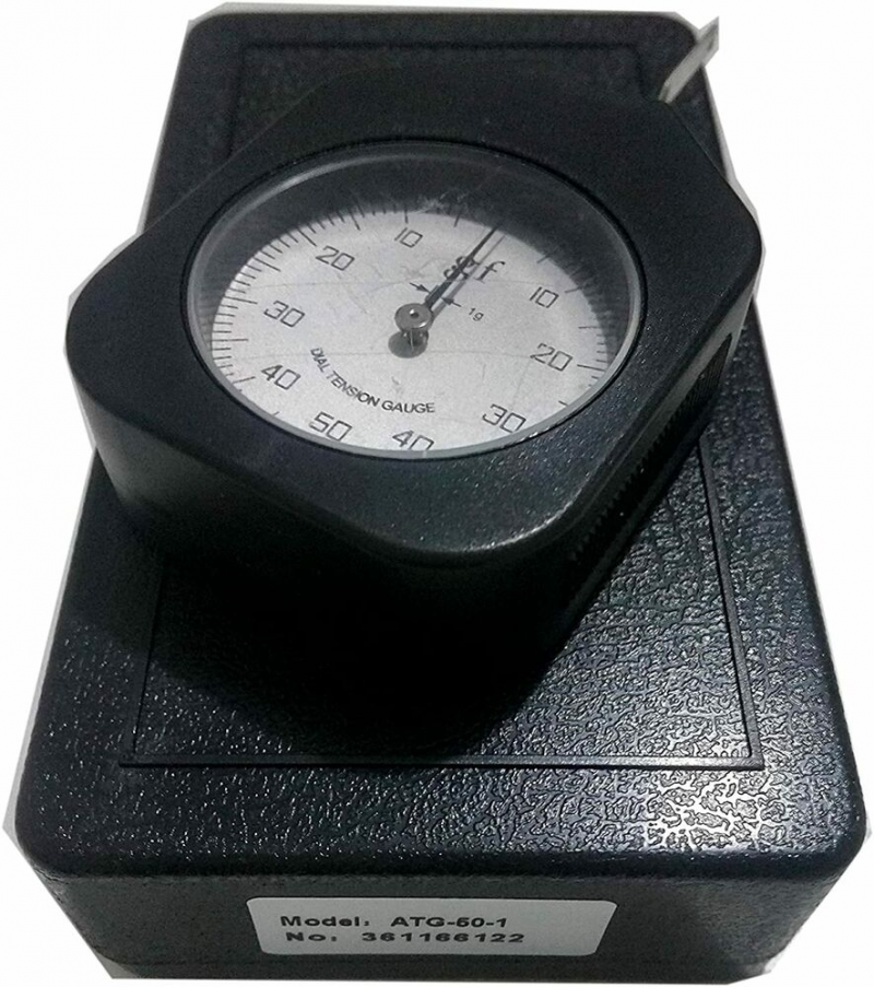 Single Tension Gauge Pinter Force Meter with Measuring Range 10 to 50 to 10g