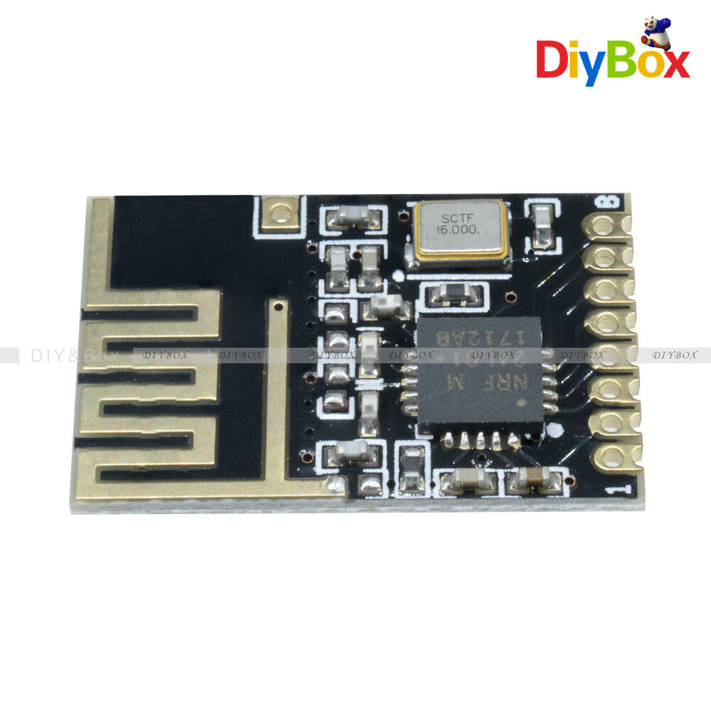 1PC Mini NRF24L01+ SMD 1.27MM RF wireless transceiver module