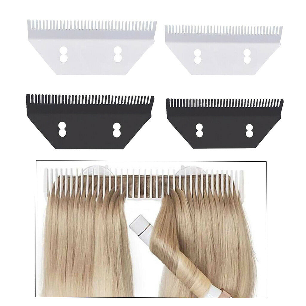 4Pcs Hair Extension Wigs Display Holder Stand with Suction Hooks Black+White