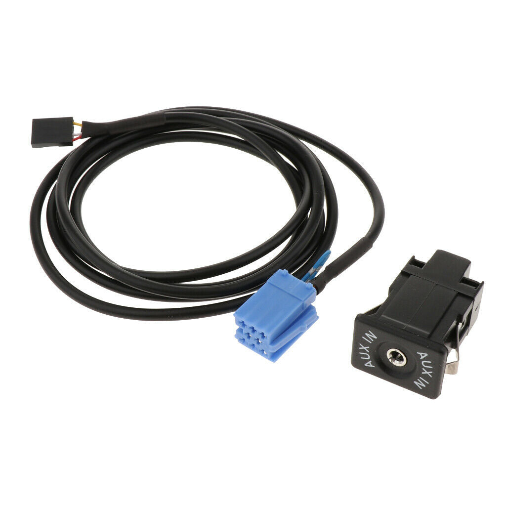 Female AUX In Audio Adapter Cable for VW for AUDI Length:152cm