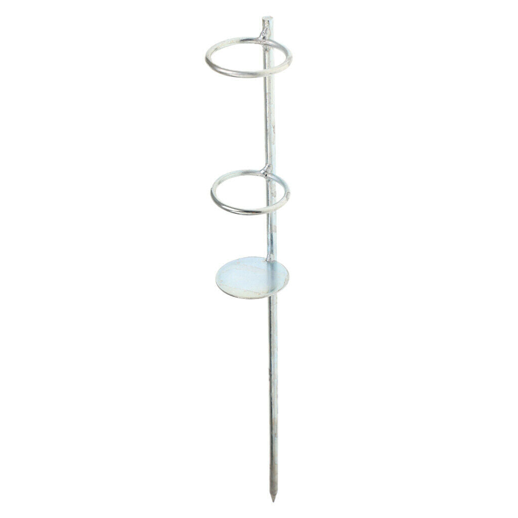 Fishing rod holder stainless steel floor support post stand holder 30cm