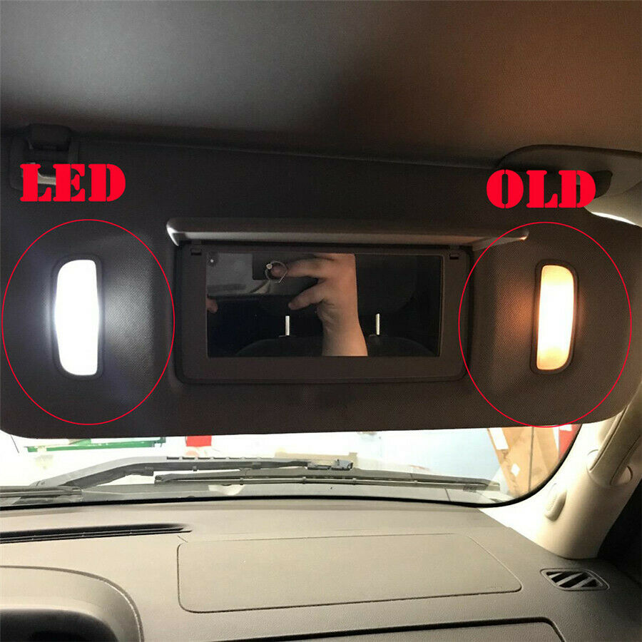 13X Car Xenon White LED Canbus error free Bulb Interior Package Kit plug & play