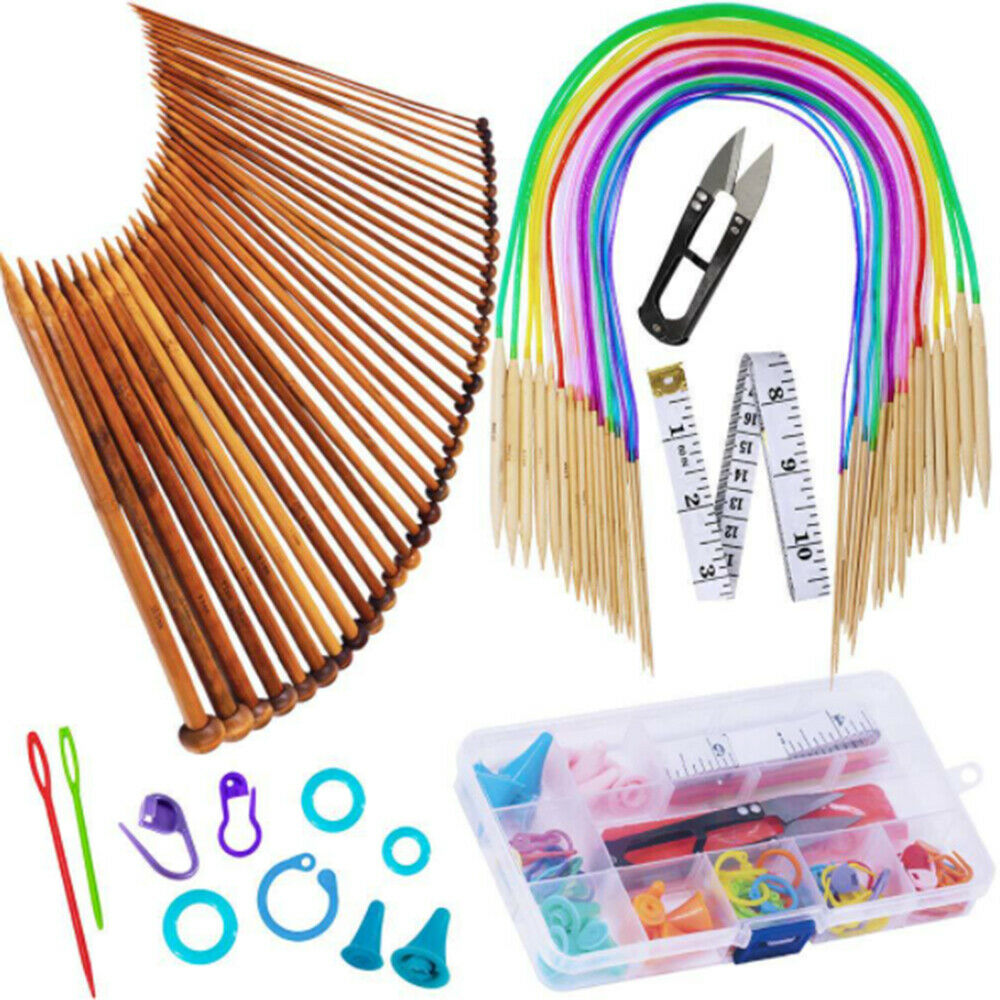 Bamboo Long Stick Needle Sweater Needle Bamboo Stick Needle Hand Knitting Tools