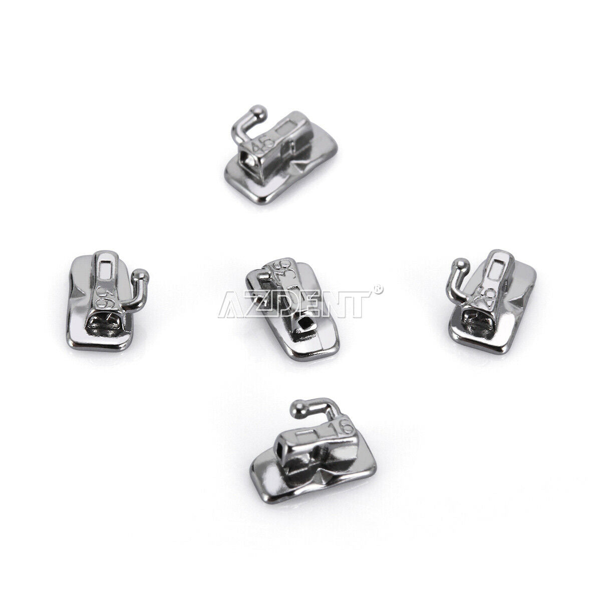 5 Sets Dental Ortho 1st Molar Sgl MBT.022 Buccal Tube N-Conv Monoblock Bondable