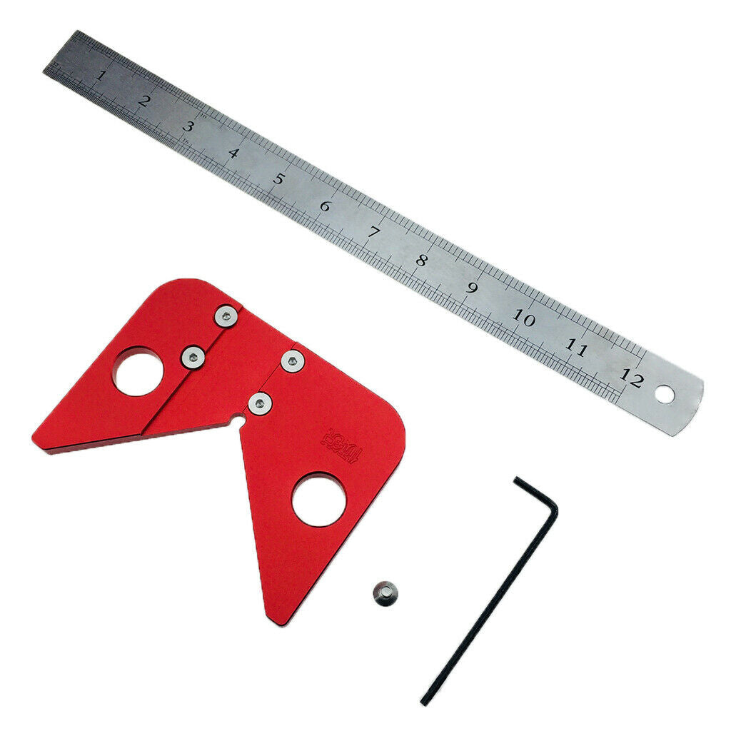 Wood Measuring Scribe Tools Center Point Finder Scriber Center Circle Ruler