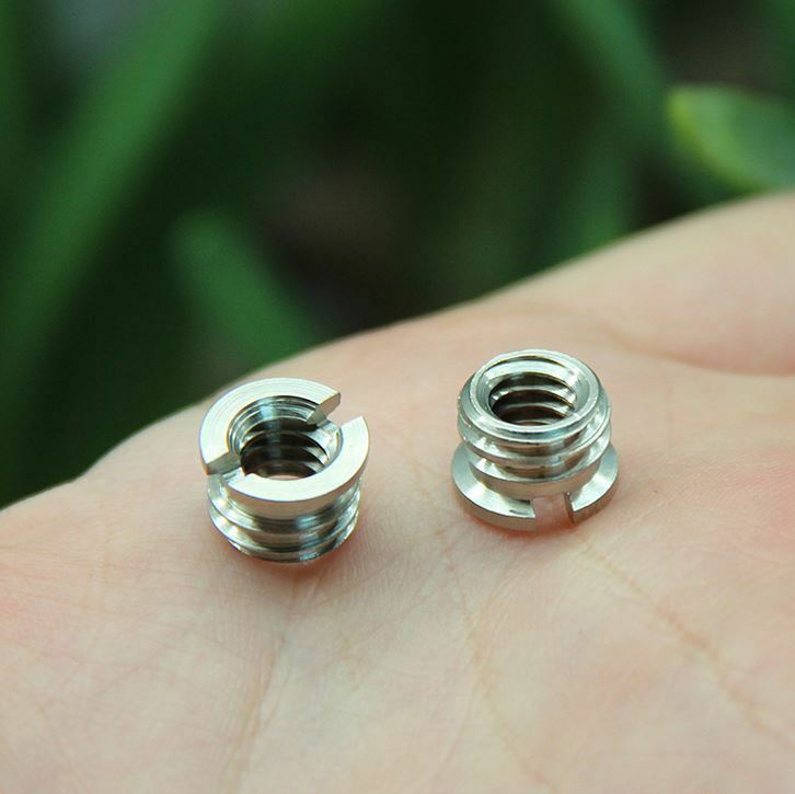 10x 1/4" to 3/8" Thread Convert Screw Adapter for Tripod Monopod Ballhea.l8
