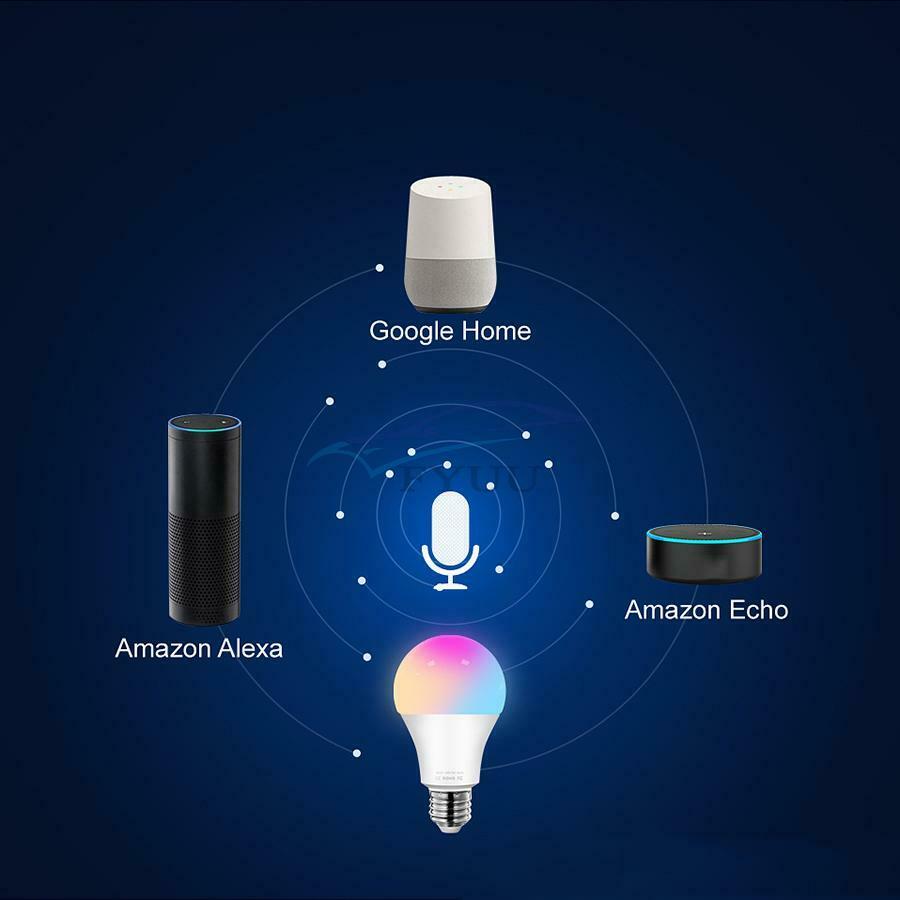 1 Piece Base E27 Remote Control WIFI Smart Light Bulbs For IOS/Android System