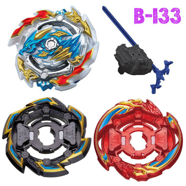 3-IN-1 B133 Saint-Emperor Dragon Turning ACE Gyroscope Bayblade For Kids Toys