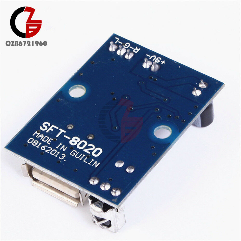 Mini MP3 Decoding Module WAV Decoder Board 6~12V Dual Channel for Audio Player