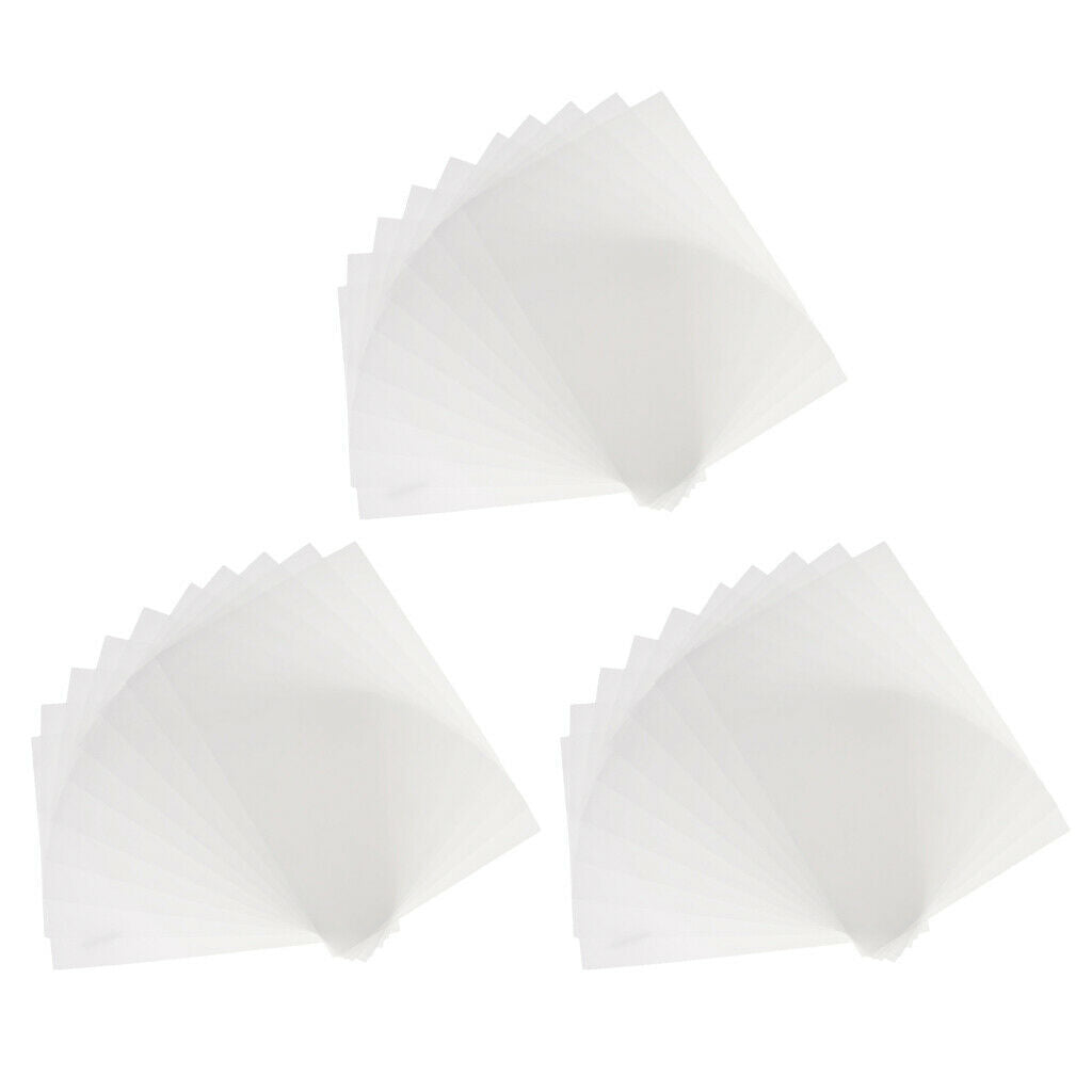 30x Clear Heat Shrinkable Paper Film Sheets DIY Drawing Jewelry Findings Art