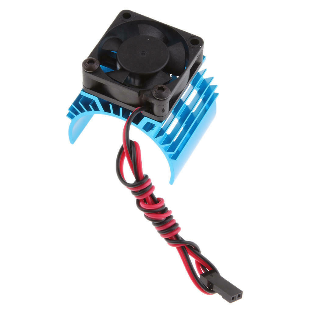 1110/540/550 Motor Heat Sink with Fan Cooling for RC 1:10 RC Car Parts Blue