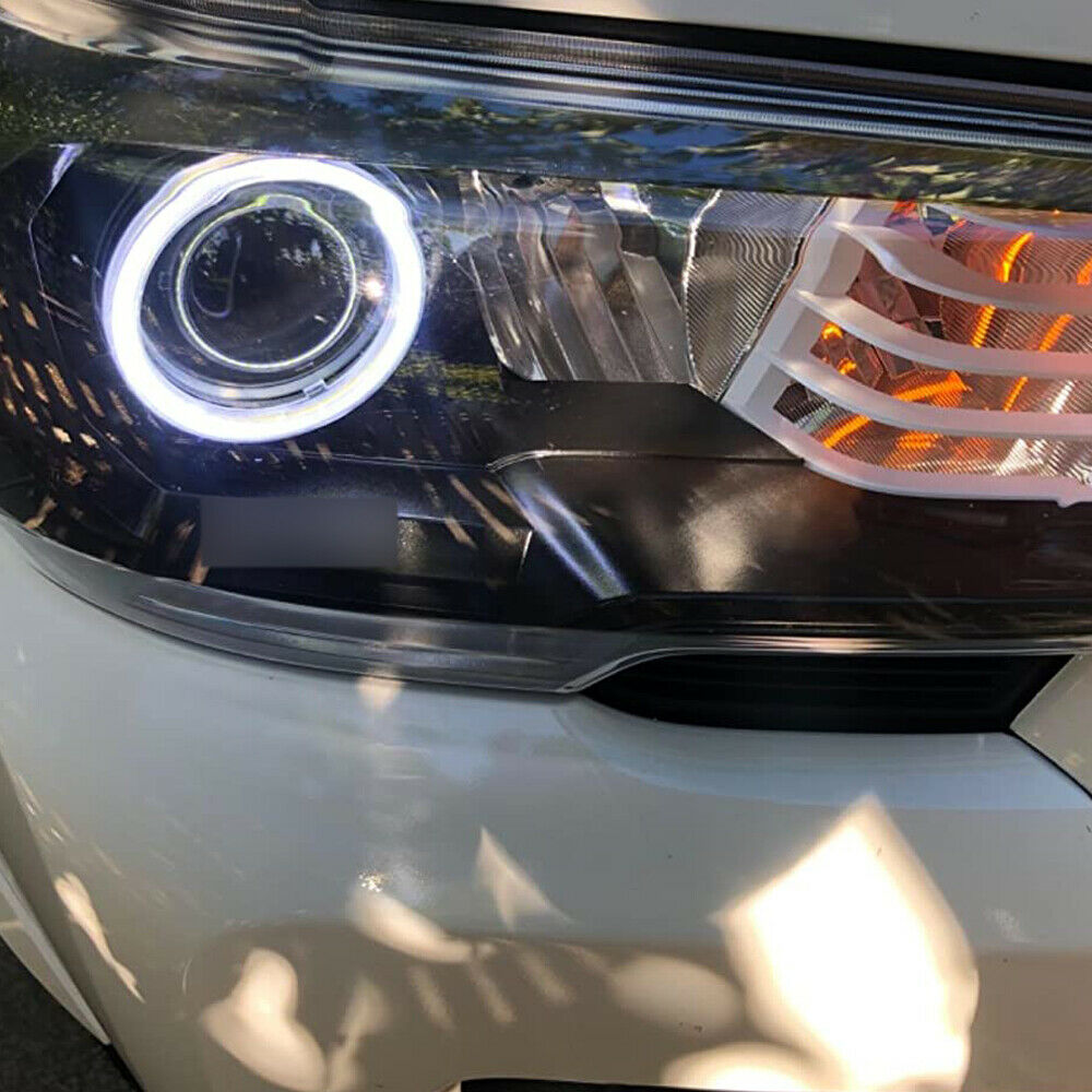 Halogen Headlight White CCFL Angel Eye Halo Rings Kit For BMW E39 E46 3 5 Series