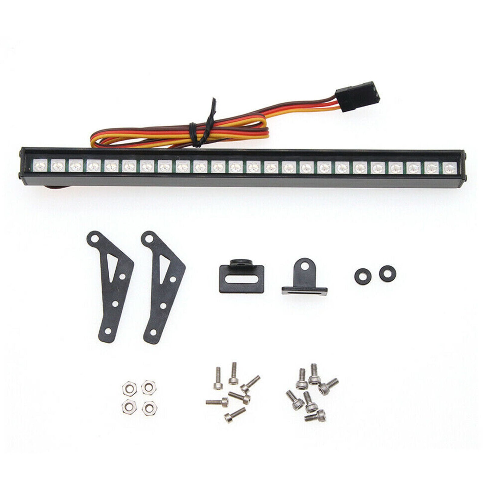Colorful 18 LED Light Lamp Roof Bar For 1/10 SCX10 RC Crawler Car Traxxas TRX4