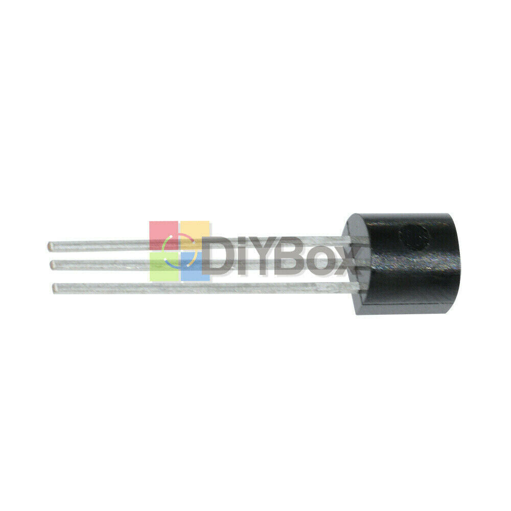 100PC DS18B20 TO-92 9-12bit Dallas Temperature Sensor Thermometer Sensor 3V-5.5V