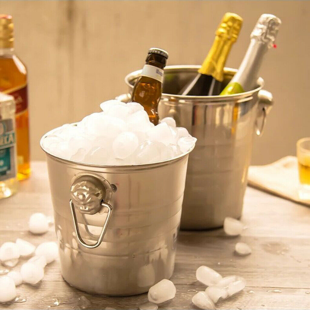 Champagne Ice Bucket Stainless Steel Beer Wine Drinks Cooler Party L