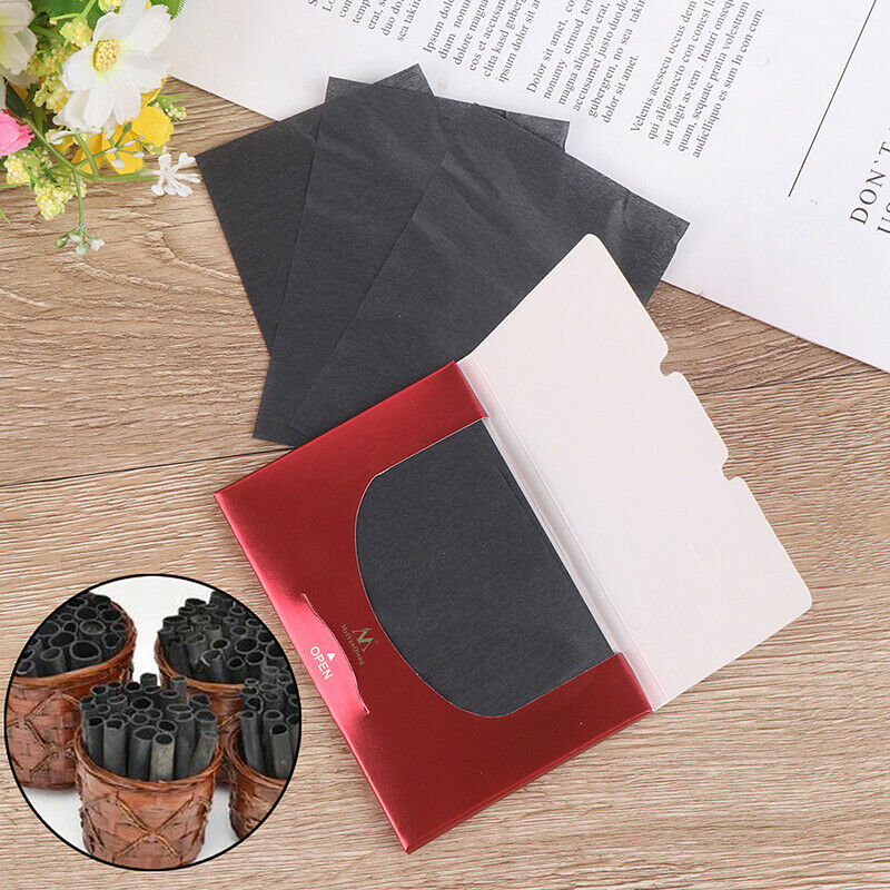 90Pcs/pack Bamboo Charcoal Oil Blotting Sheet Paper Oil Control Tissue Por.l8