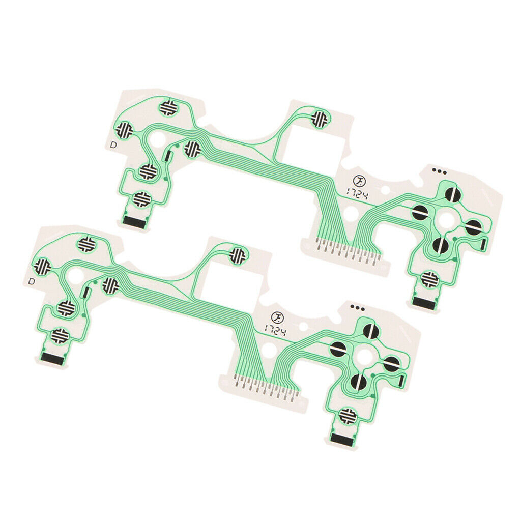 2Pack Conductive Film Keypad Flat Flex Ribbon Cable For Sony PS4 Controller